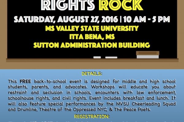 School House Rights Rock Flyer