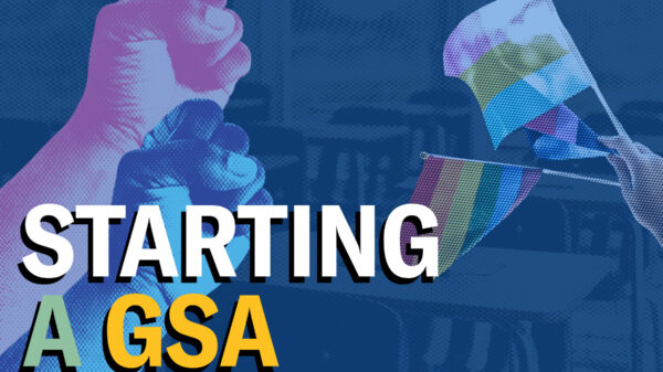 you can start a GSA, blue and pink fist