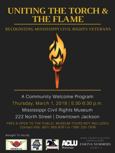 Uniting the Torch & the Flame Event flyer