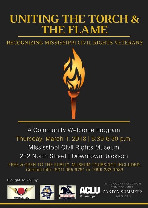 Uniting the Torch & the Flame Event flyer