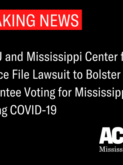 BREAKING NEWS, Absentee Voting Lawsuit