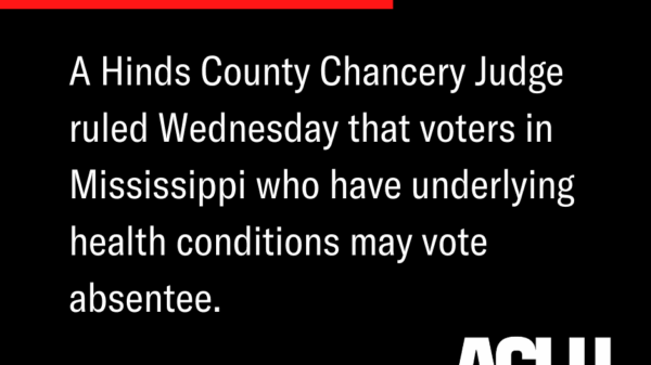 BREAKING NEWS, Ruling on Absentee Voting Lawsuit