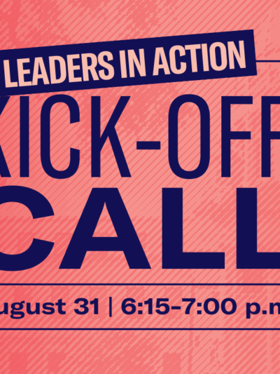 Leaders in Action Kick-Off Call