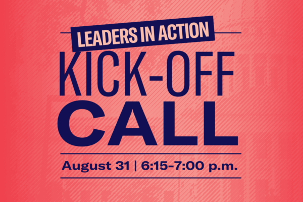 Leaders in Action Kick-Off Call