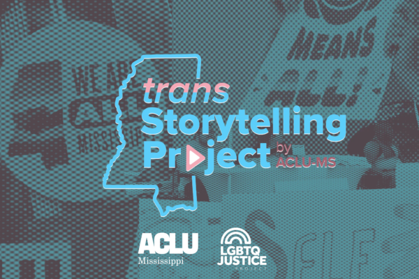 Trans Storytelling Project page header image, featuring project logo and photo collage