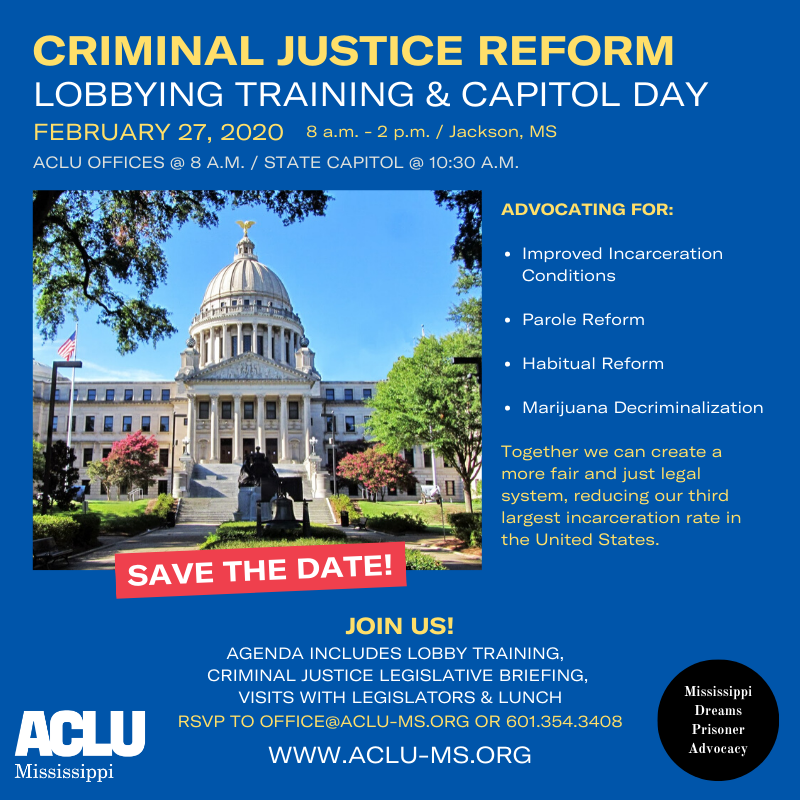 criminal justice reform day flyer