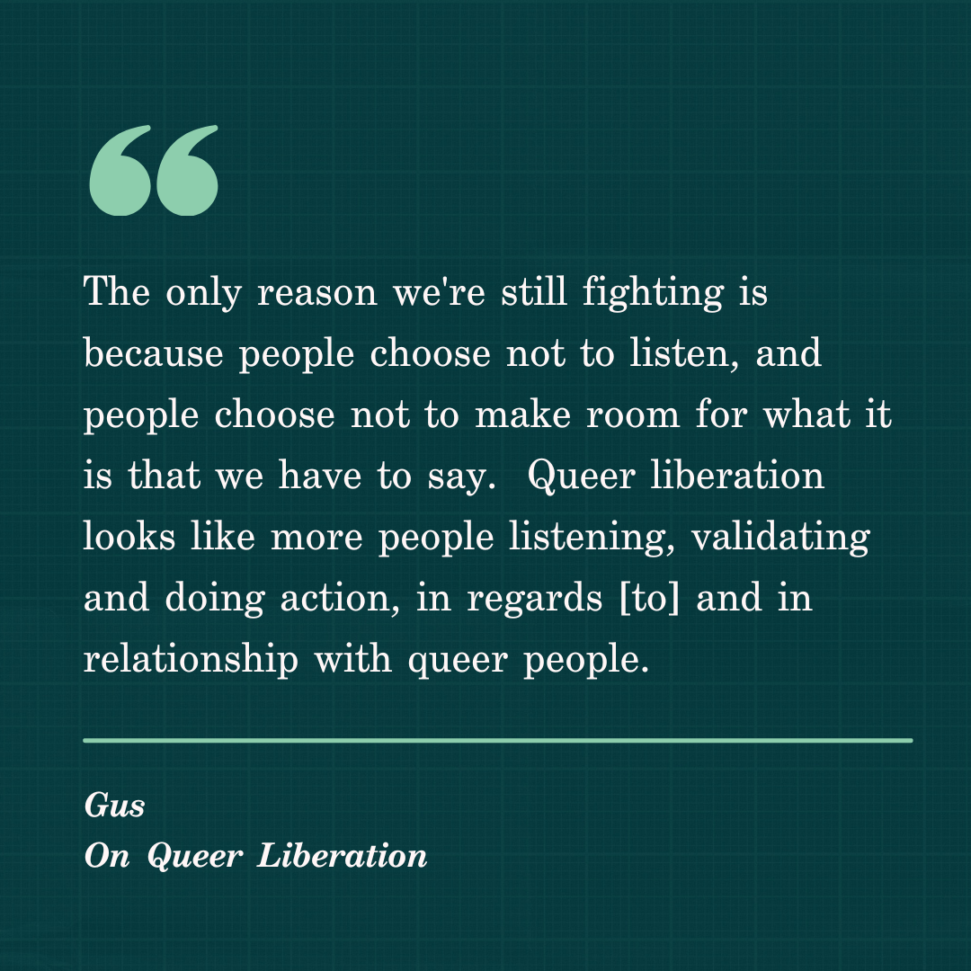 Gus on Queer Liberation