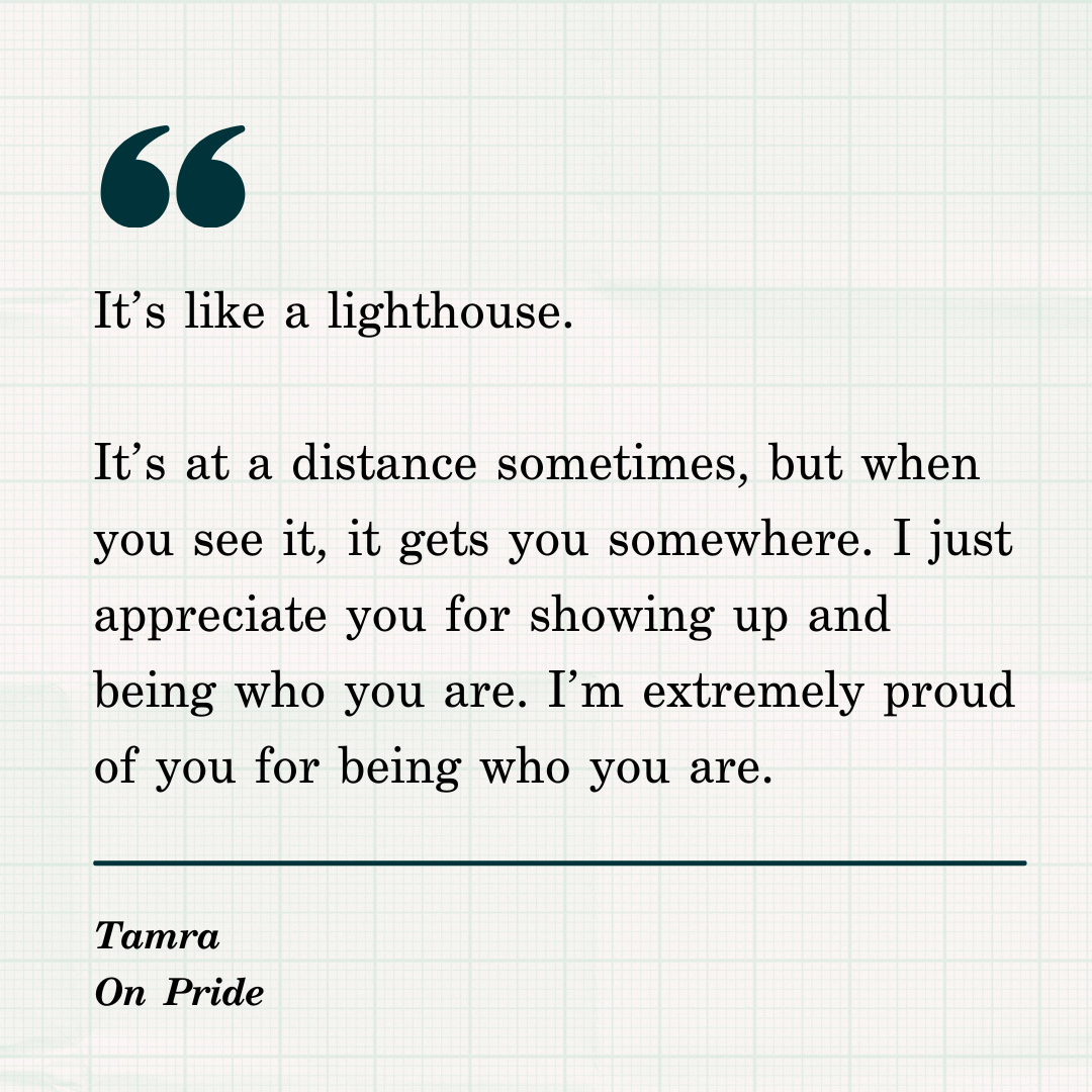 Tamra on Pride