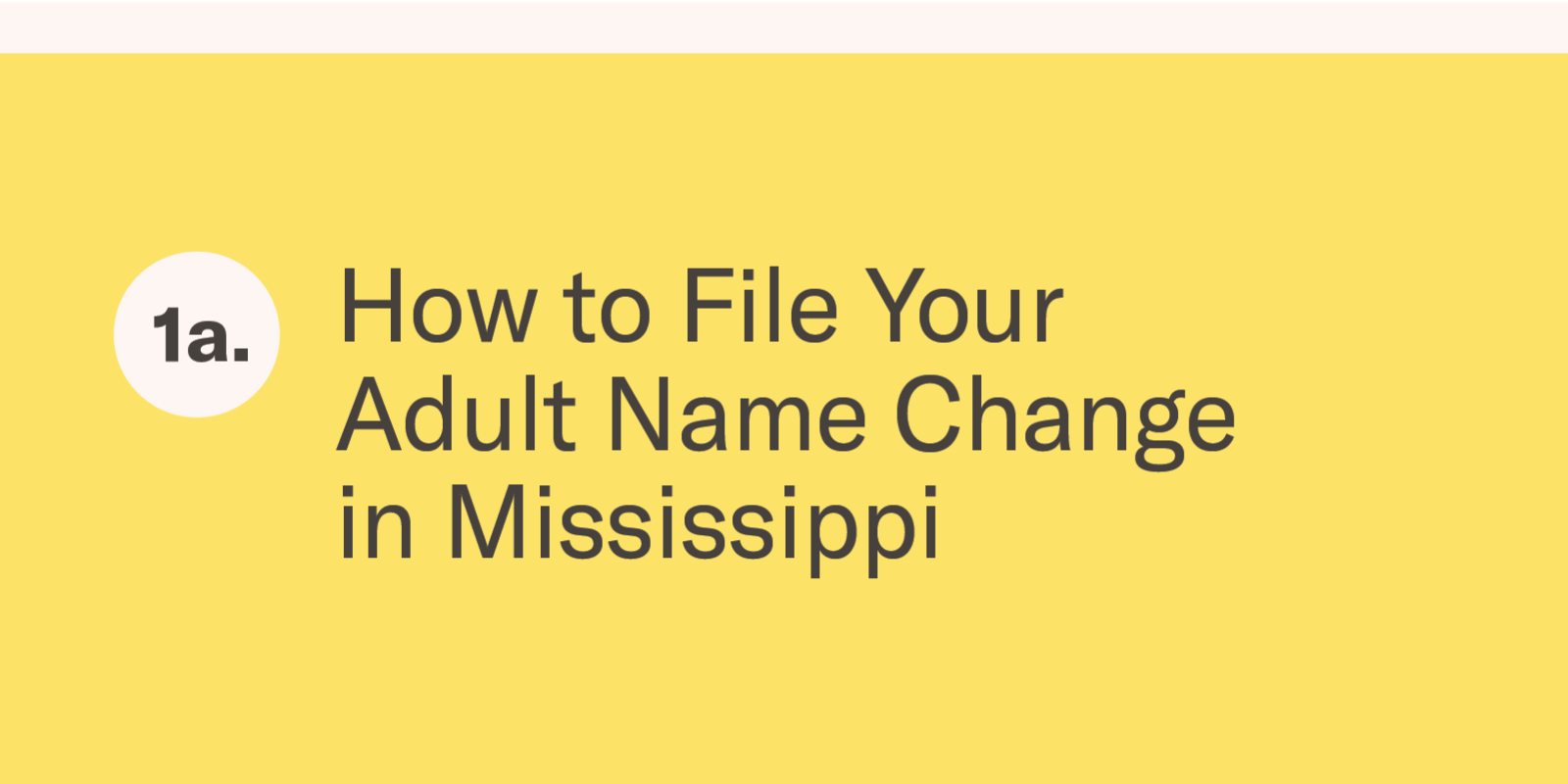 Step 1a.