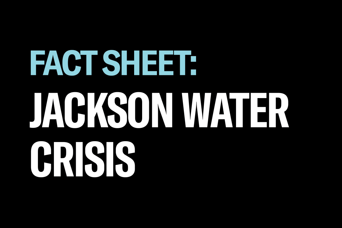 Jackson Water Crisis Fact Sheet Featured Image