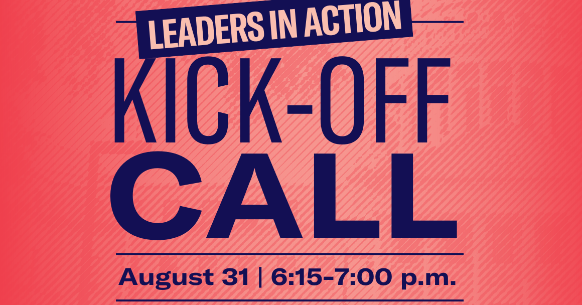Leaders in Action Kick-Off Call